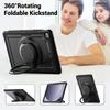 For Samsung Tab A9 8.7 SM-X110 A9+ A11+ Plus 11 Inch SM-X230 X210 X130 Pull Ring Stand Strap Tablet Case Shockproof Armor Funda