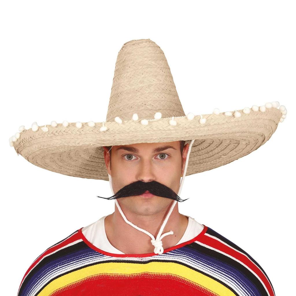 Fiestas Guirca Unisex Vuxen Mexikansk Halm Kostymhatt