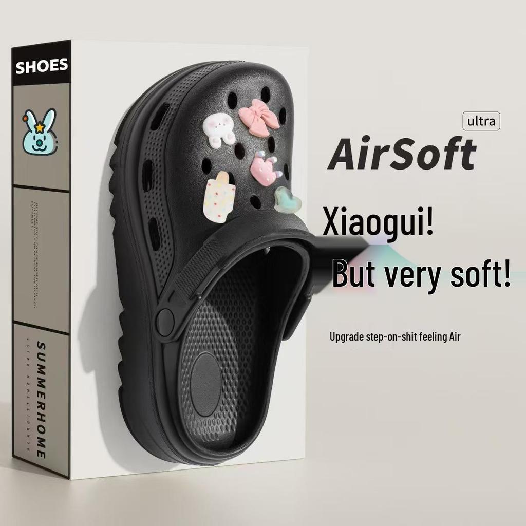 Women's Thick-Soled Non-Slip Summer Sandals: Breathable, Outdoor-Ready, Comfortable Slippers