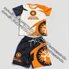 Nuovo Set Sportivo United World Wrestling da Uomo Rash Guard Grafica Bianco Nero & Pantaloncini Asciugatura Rapida Tuta da Allenamento Combattimento MMA
