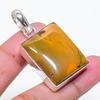 Natural Mookaite Gemstone 925 Sterling Silver Jewelry Pendant 1.81" AP-16281