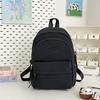 Schoolbag Backpack 1011 New Fashion Student School Bag Japanese ins Simple Korean Version Junior High School Student College Backpack