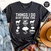 Lustiges Schaf T-Shirt Bauernhof-Dinge, die ich in meiner Freizeit mache Liebhaber Für Vintage Gewaschen Lässig Stilvoll Weich Leicht