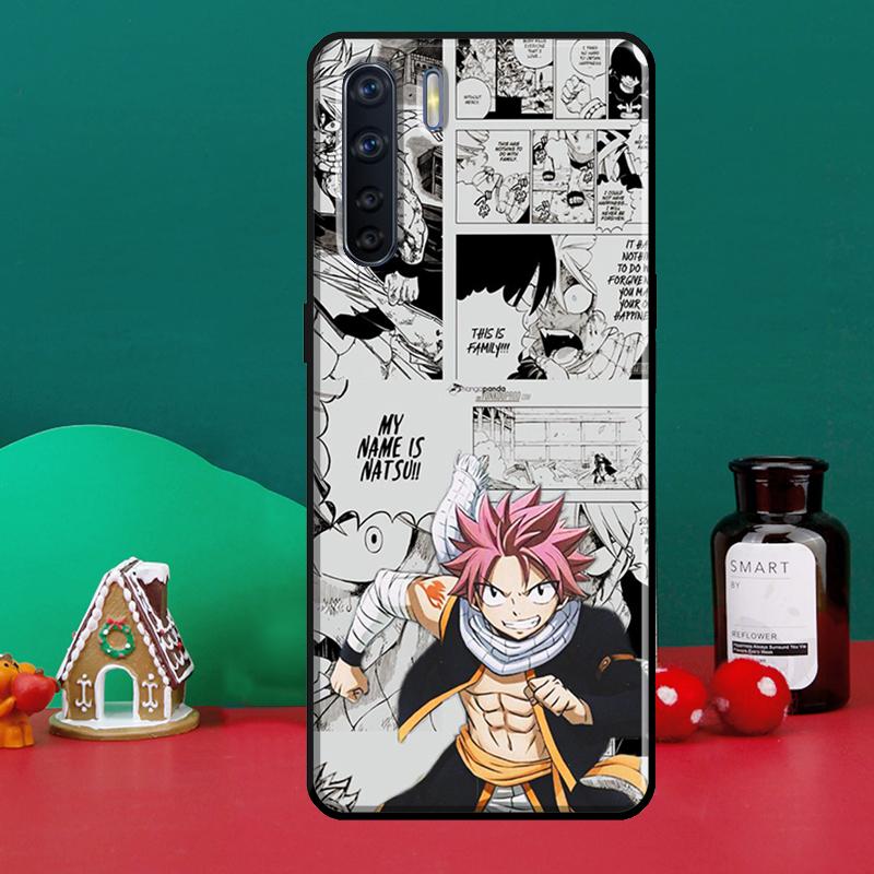 Husa de telefon Fairy Tail Natsu pentru OPPO Reno 5 Lite 2Z 2F A5 A9 A53 A31 2020 A52 A72 A91 A83 A15 A94 A74 A54