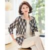 Pa Si Te Women's Diamond Plaid Casual Jacket