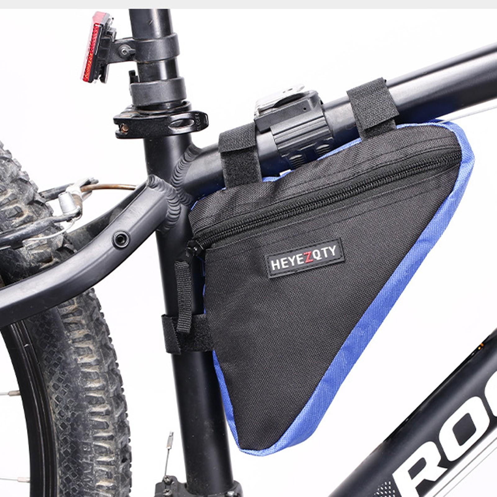 

Рамная сумка, передняя трубчатая рама, руль, водонепроницаемые велосипедные сумки, чехол-держатель, сумка для инструментов на горном велосипеде, уличный One Size синий