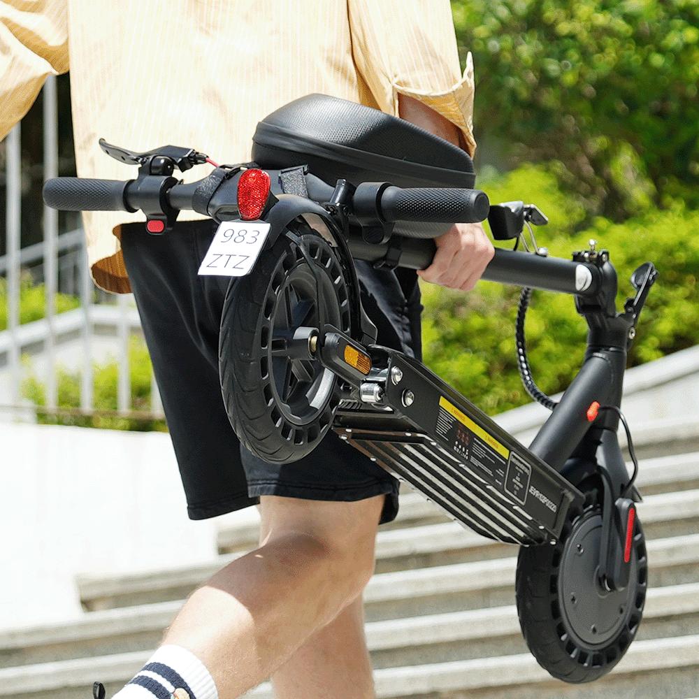 ABE E9TMAX Electric Scooter 500W Motor 10Ah, 10'' Honeycomb Tires Front Drive Rear Suspension, Max Speed 20KM/H 35-40KM Range Adult Electric Scooters