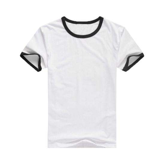 Men Summer Sports T-shirt Short Sleeve O Neck Sweat Absorption Quick Dry Soft Breathable Contrast Color Elastic Advertising Shirt Sports Meet Top