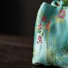 Chinese Style Brocade Storage Bag Makeup Bag Embroidered Handbag Hanfu Teacup Cloth Pouch  Travel