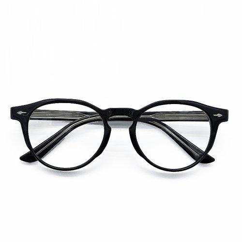 Lapeullolida Al Black Horn-Rimmed Glasses