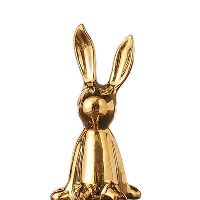 Rabbit Statues Centerpiece Nordic Ornament Rabbit Sculptures Animal Figures for