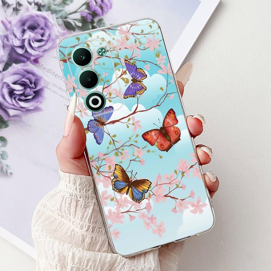 For Oppo A5 5G 2025 Case CPH2735 Luxury Fashion Painted Cover Soft Slim Phone Case For Oppo A5 Pro CPH2695 OppoA5 A5Pro 5G Shell