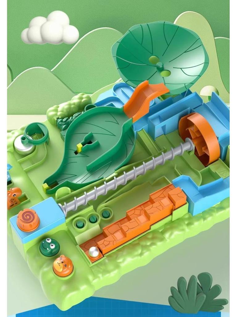 Jungle Adventure Marble Maze Game: Educational Toy for Kids 3-6 Years