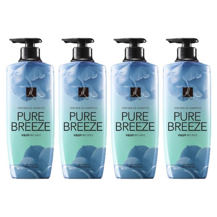 ELASTINE Perfume Pure Breeze Shampoo 600ml x 4 (9965061)