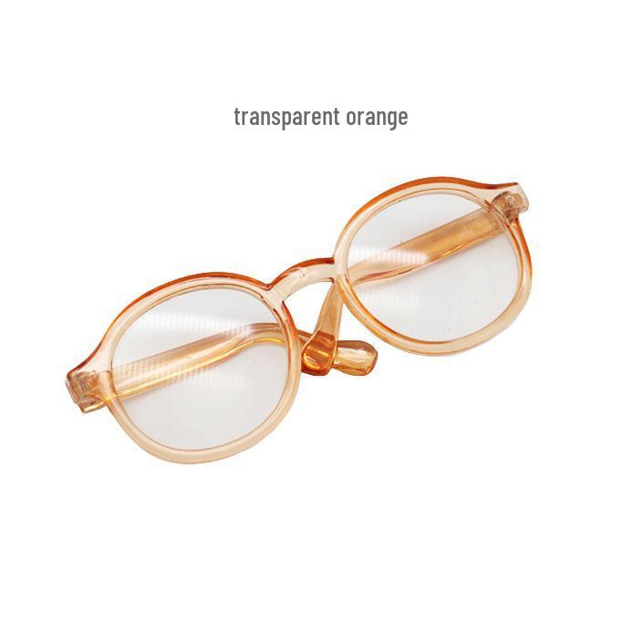 20cm Plush Doll Accessories: Cotton Doll with Round Sunglasses