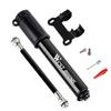 WEST BIKING 100Psi Mini Bike Pump Aluminum Alloy Bicycle Hand Air Pump Tire Inflator Schrader Presta Valve MTB Road Cycling Pump
