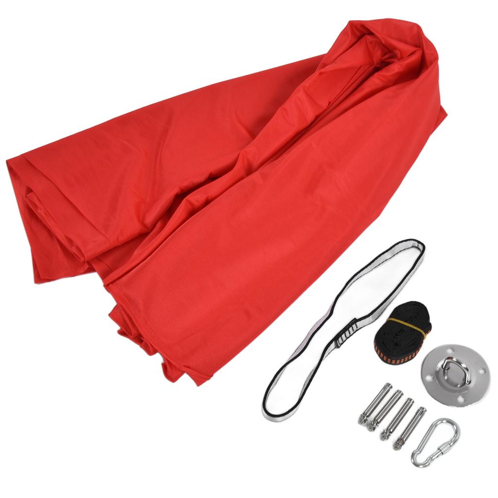 Children Stretch Hammock 1.5m Red Elasticity Learning Skills Get Life Relaxation Comfortable