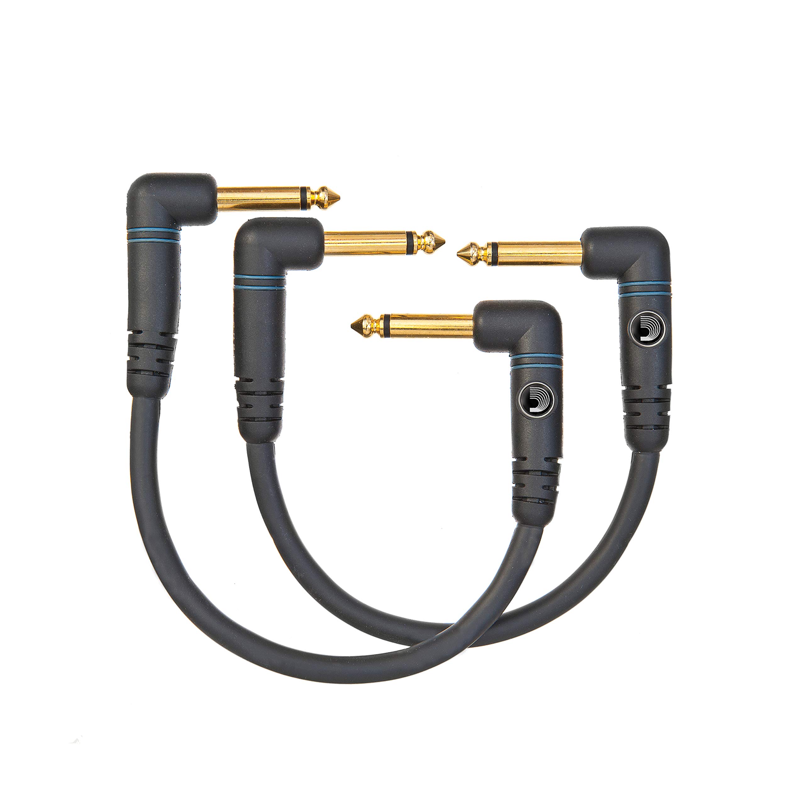

D Addario Custom Series Patch Cables (Shielded Cables) - Set of 2 (PW-PRA-205) (15cm L-L)