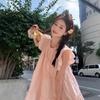 Women's Sweet and Gentle Flying Sleeve Dress Summer Small Loose Slimming Short Dress