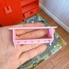 Estante de pared para casa de muñecas de 12 puntos Estante de plástico Lindo accesorio de caja ciega Ob11 Accesorio de fotografía de escena en miniatura