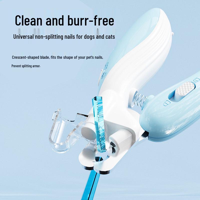 LED Cat & Dog Nail Clippers with Anti-Bloodline Light and Grinder Kit
