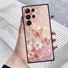 Butterfly flower pattern Phone Case For Samsung Galaxy S26 S25 S24 S23 S22 S21 S20 Ultra Plus FE 5G Black Soft TPU