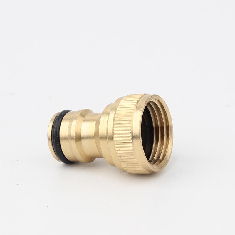 4-Minute Pure Copper Threaded Washing Machine Quick Connector