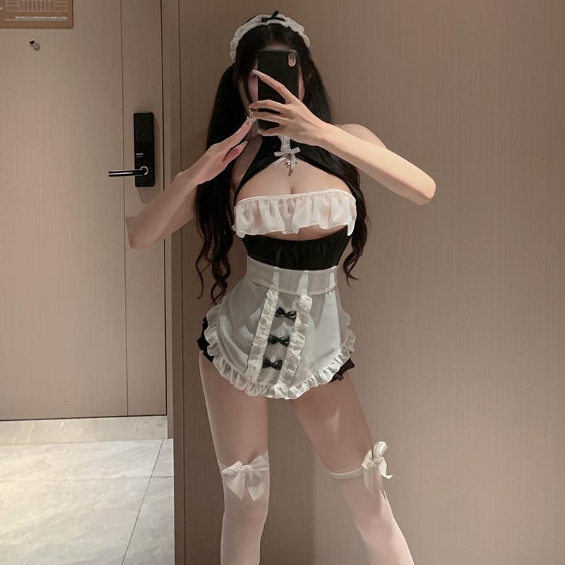 Erotic Lingerie Pure Desire Sexy Maid Outfit Two-Dimensional Uniform Temptation Cosplay Maid Set