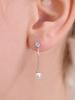 Rosemont Silver Drop Pearl Earrings Ra25D29J