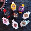 One Piece Luffy Watch Zoro Ace Wristwatch Leather Anime Printing Watch Cartoon Quartz Electronic Watch Toy Birthday Gift