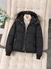 Women's Hooded Down Jacket - Short, Thickened, Trendy Korean Style for Petite Winter 2026