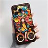 Bumper Silicone Cute Black Phone Case For ZTE Blade V80 Vita/Nubia V80 Design Case Shockproof Soft Cartoon Panda Printed Cover
