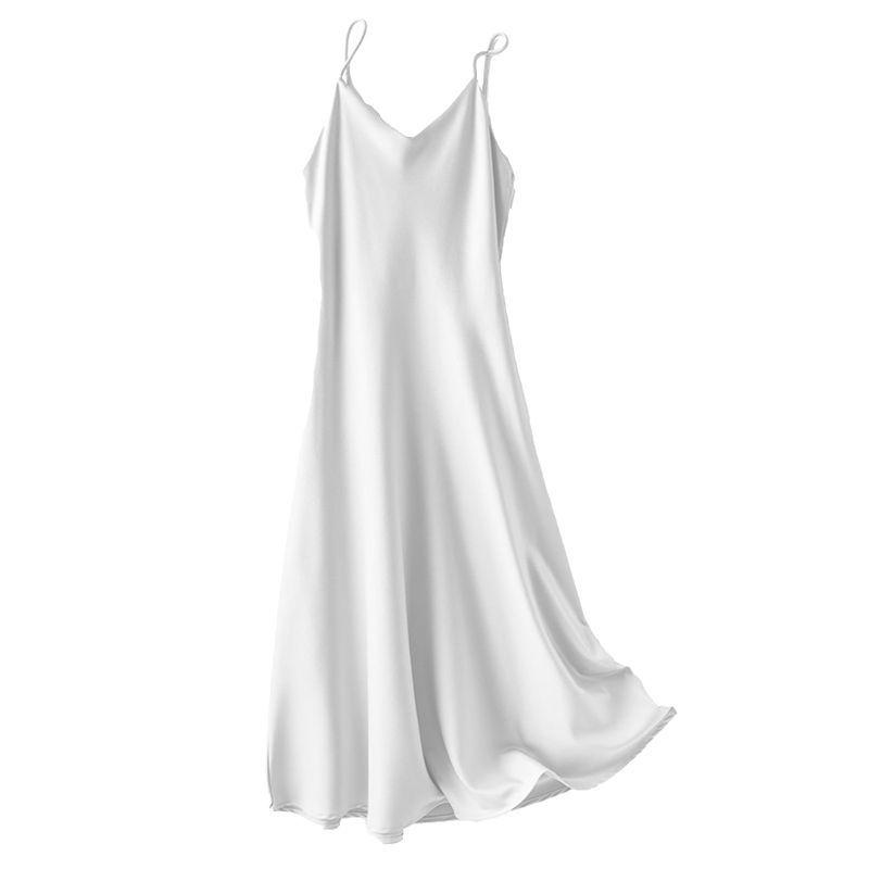 Last Piece: French Elegant Midi Slip Dress with Tag Removed