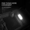 Car Led Touching Light Tiny Size Magnetic Roof Reading Light USB Rechargeable Gentle Illumination Lamp for Floor Trunk