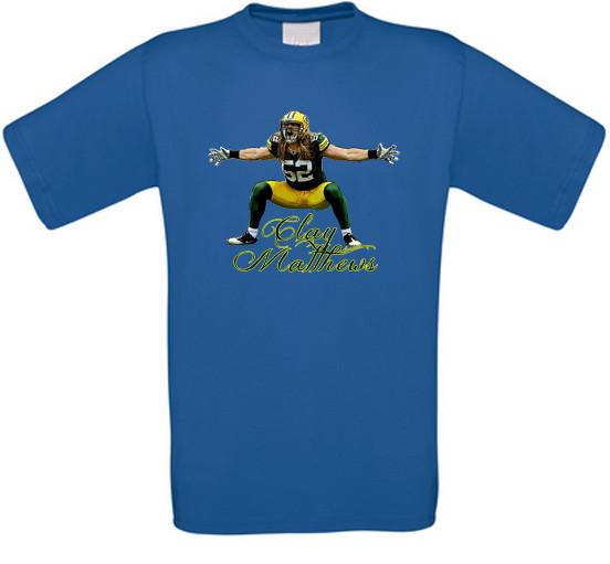 Clay Matthews Green Bay Football Americano T-Shirt S