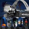 Camping Headlamps Motion Sensor Waterproof Flashlight 3 Modes Adjustable Focus Waterproof Head Flashlight For Running Camping