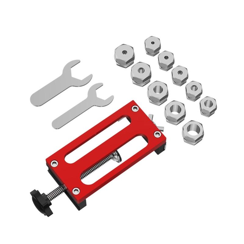 Adjustable Punch Positioning Guide Positioning Tool for Accurate Drilling in Aluminum Alloy and Metalwork Projects