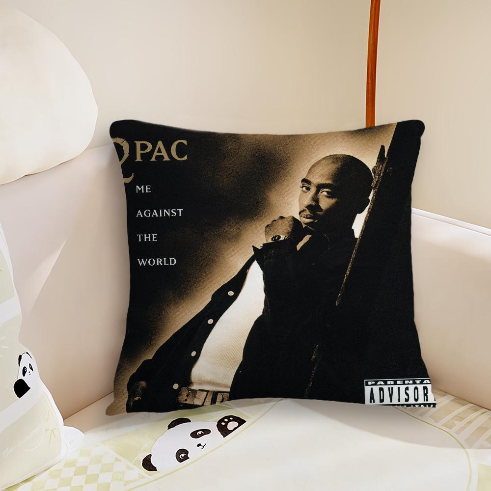 2Pac T-Tupac S-Shakur All Eyez On Me Kissenbezug Wohnzimmer Sofakissenbezug Geeignet für Zuhause Schlafzimmer Raumdekoration