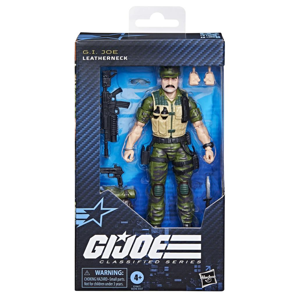 Joe Classified Series Collectible Action Figure with 8 Accessories G.I. #148 Leatherneck, 6-Inch