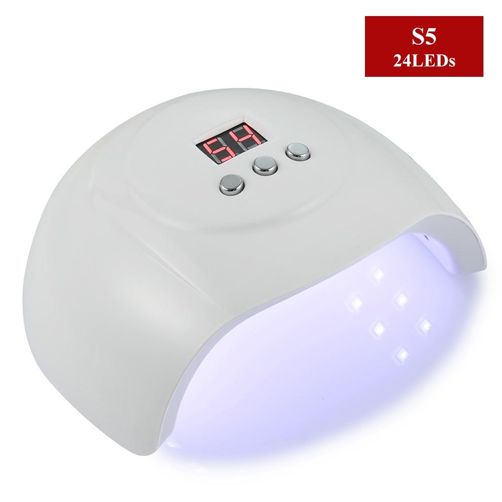 

88 Вт УФ-светодиодная лампа для сушки ногтей, машина для отверждения всех гель-лаков для ногтей, 24 шт., светодиодная лампа для маникюра, USB-разъем, автоматический датчик