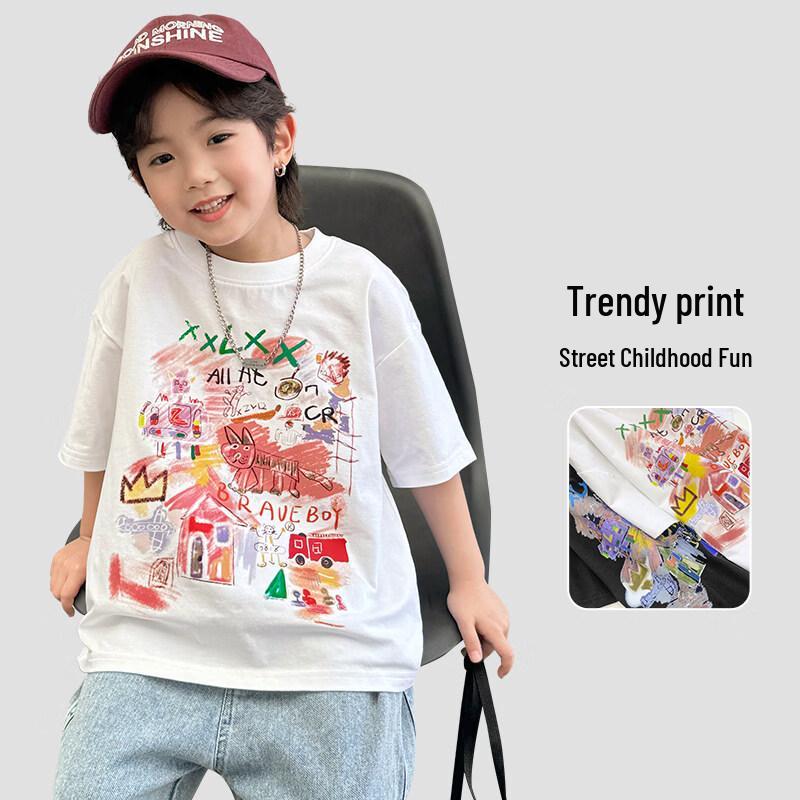 Boys' 2026 Summer Short Sleeve T-shirt