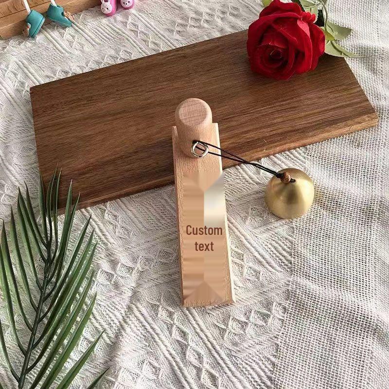 

Brass Wind Chime Doorbell - Entrance Reminder & Gift Single Bell (No Wooden Frame)