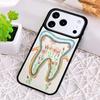 Dentist Dental Tooth Phone Case for iPhone 17 Air 16 15 11 12 14 13 Pro Max Shockproof Cover
