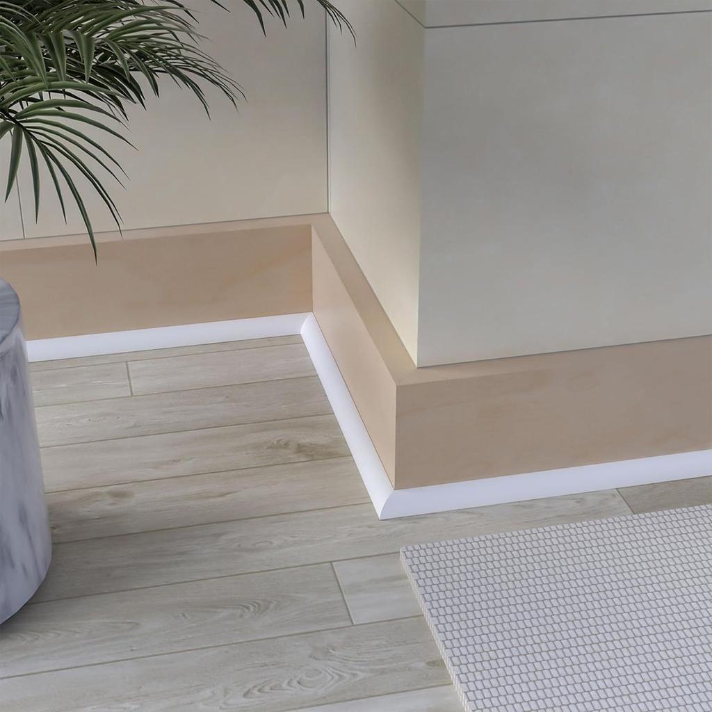 Selbstklebende konkave Eckleiste für Badezimmer, Badewanne, Wand, Bodenfliesen, Dekorationsleiste, wasserdicht, schimmelfest, PVC-Wandaufkleber