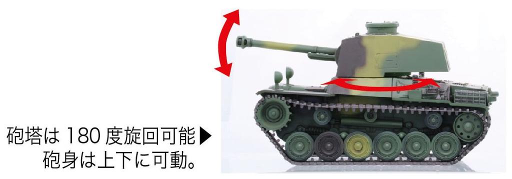 Fujimi Model Chibimaru Military Series Type 3 Medium Tank Color Coded Plastic Model TM9 No.9 Chi-Nu Non-Scale