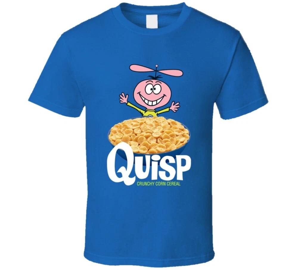 Quisp Cereal Box Retro Funny Cute 70s T Shirt S