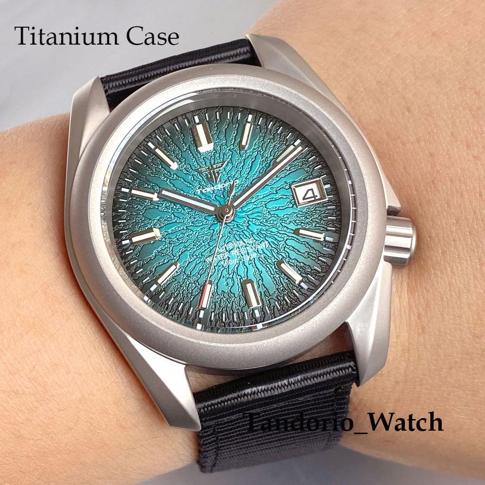 Tandorio New 40mm Sapphire Glass Military