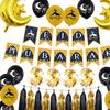 Blloons Festive Print Decortive Eid Mubrk Bckdrop Bnner for Holidy Prties Decor
