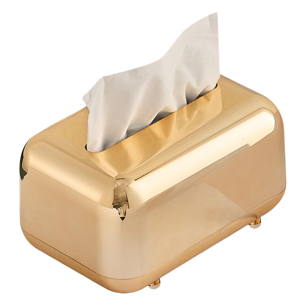 Light Luxury Tissue Box Creative Desktop Tissue Holder Versatile Napkin Holder Ornament Paper Pumping Box for Home Decor