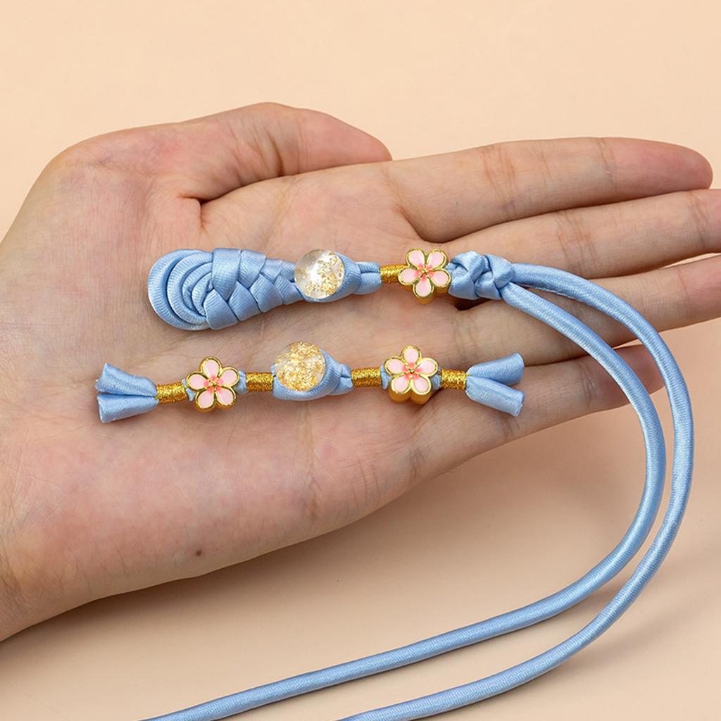 Fringed Flower Frog Button for Chinese Cheongsam Ethnic Costume Closure Button for Sewing Sweater Cardigan Evening Gowns